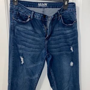 Tall alloy blue Jean